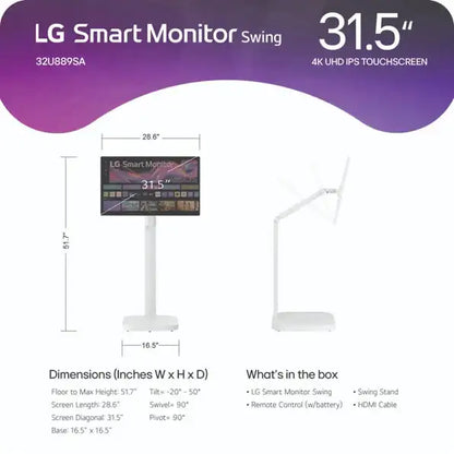 Smart 360-degree display-32inch